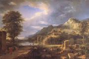 Pierre de Valenciennes The Ancient Town of Agrigentum A Composite Landscape (mk05) oil painting artist